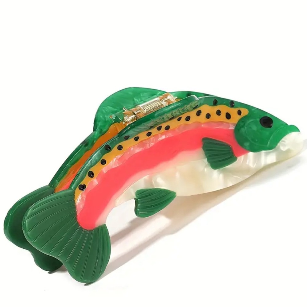 REVOLVE ❤️‍🔥 ACRYLIC NWT FISH CLIP - Picture 7 of 9